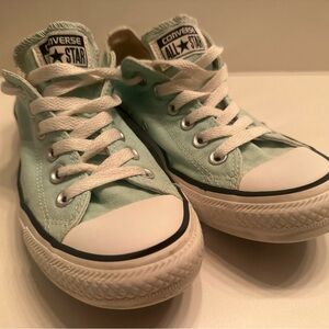 Converse All Star Light Green Canvas Shoes
